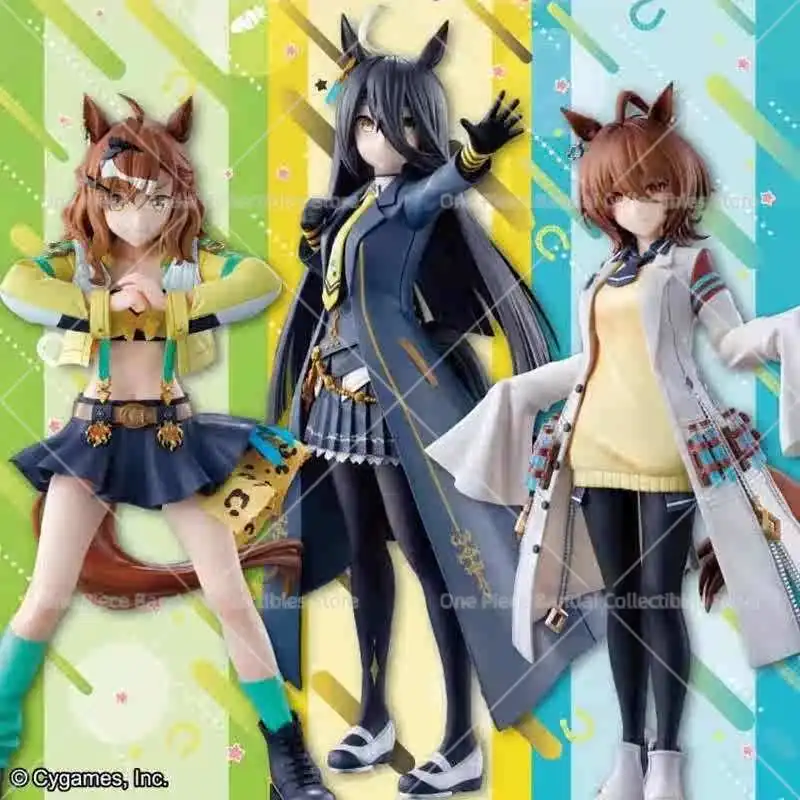 Фото В наличии: Bandai Umamusume Pretty Derby Ichiban KUJI Vol.9 Manhattan Cafe Agnes Tachyon Jungle Pocket Аниме-фигурка Модель Игрушка Подарок №2