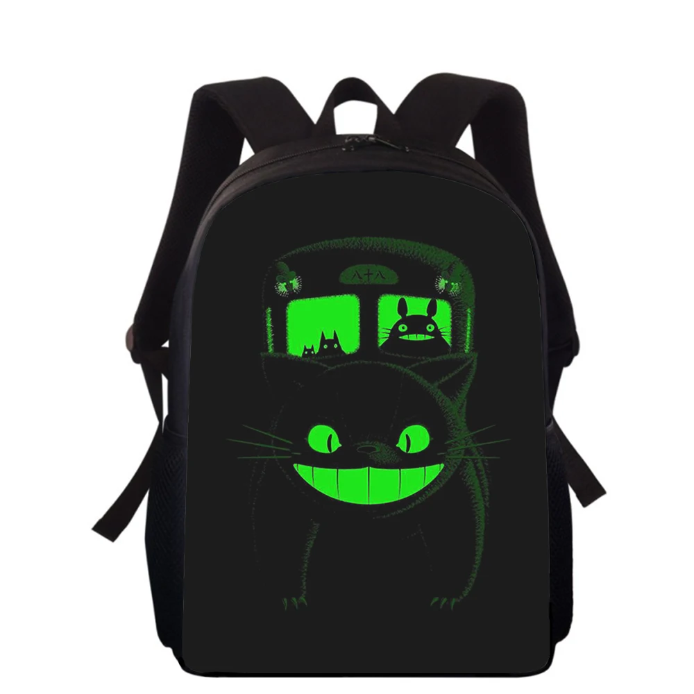 Tonari no Totoro Anime 15” 3D Print Kids Backpack Primary School Bags for Boys Girls Back Pack Students School Book Bags