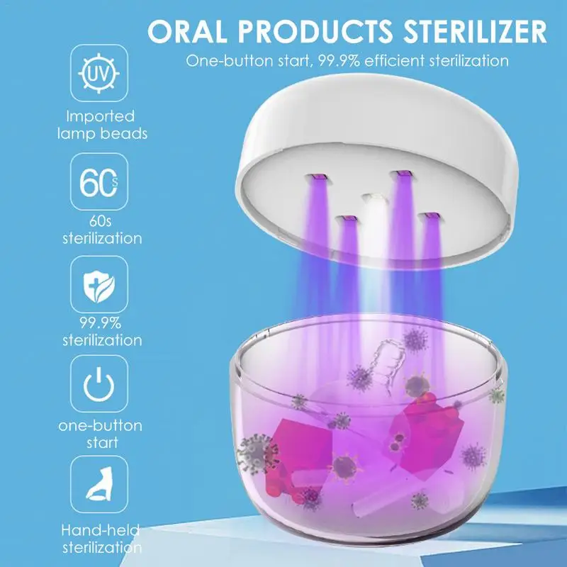 

Portable 99 UVC LED Sterilizer For Baby Pacifier Bottles S50 Easy To Carry Suitable For Baby Products