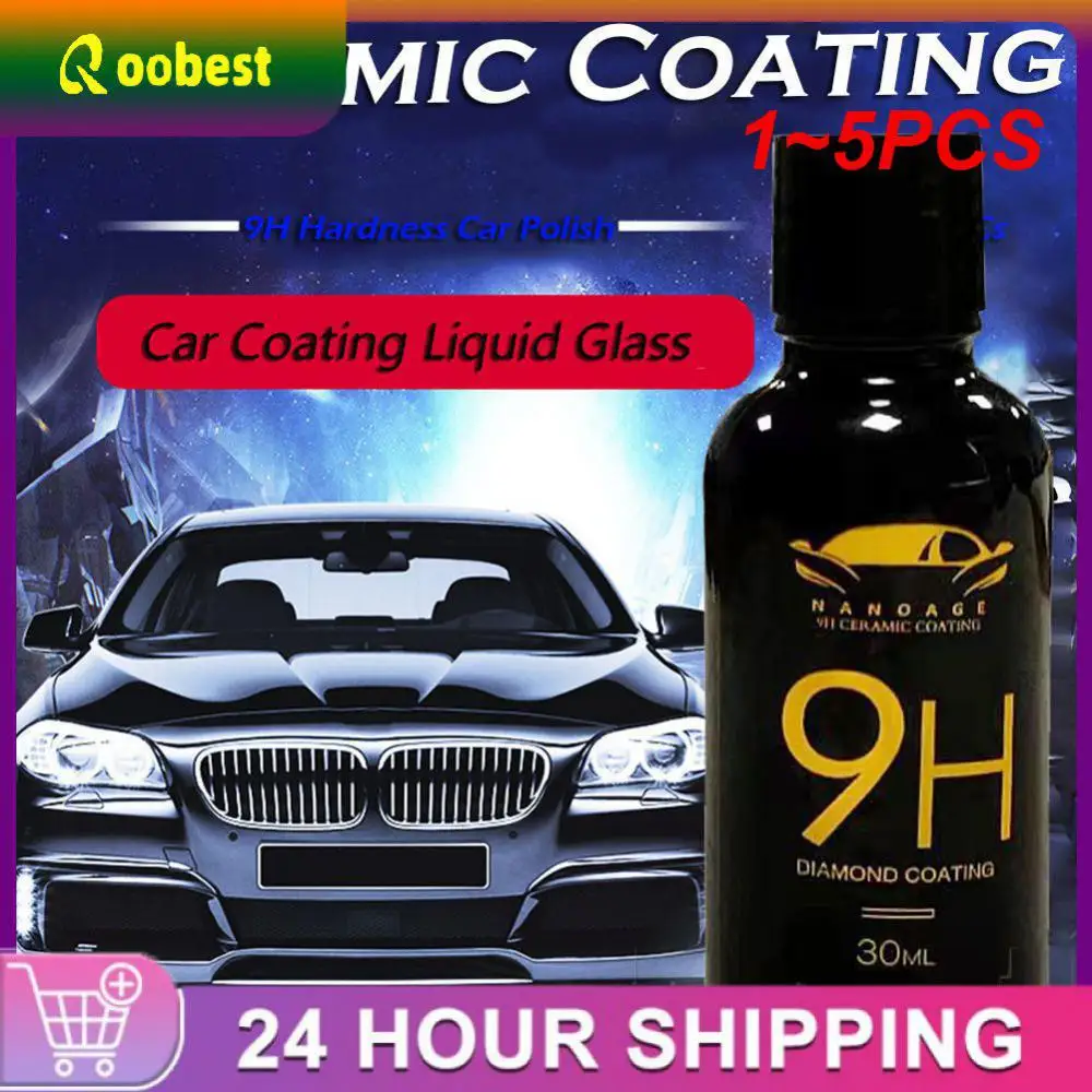 1 ~ 5 шт. 9h защита с блестящим покрытием 30 мл анти-обрастание наногидрофобные
