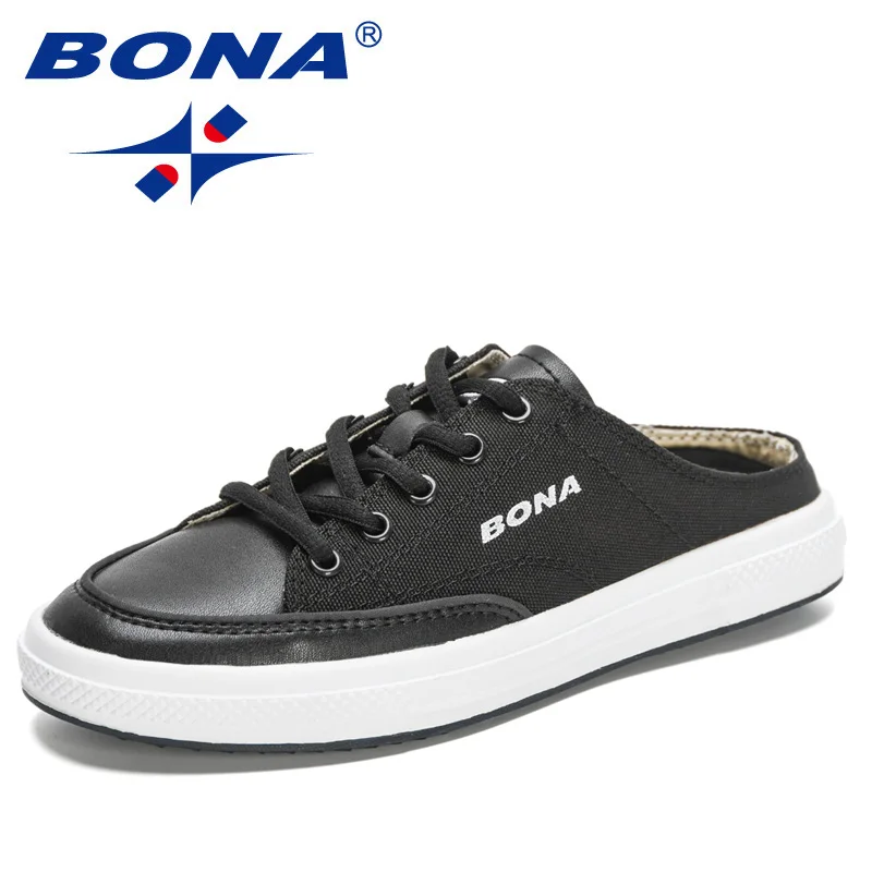 

BONA 2022 New Designers Popular Casual Shoes Women Flat Lace-Up Adult Leisure Shoes Ladies Soft Zapatillas Mujer Chaussure Femme
