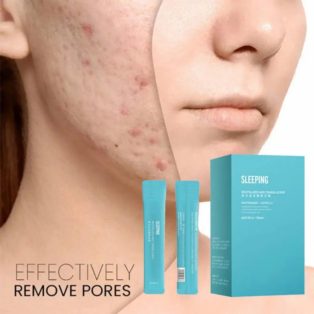 20 шт./компл. 4 мл маска для лица быстрое впитывание экстракт грязи натуральный