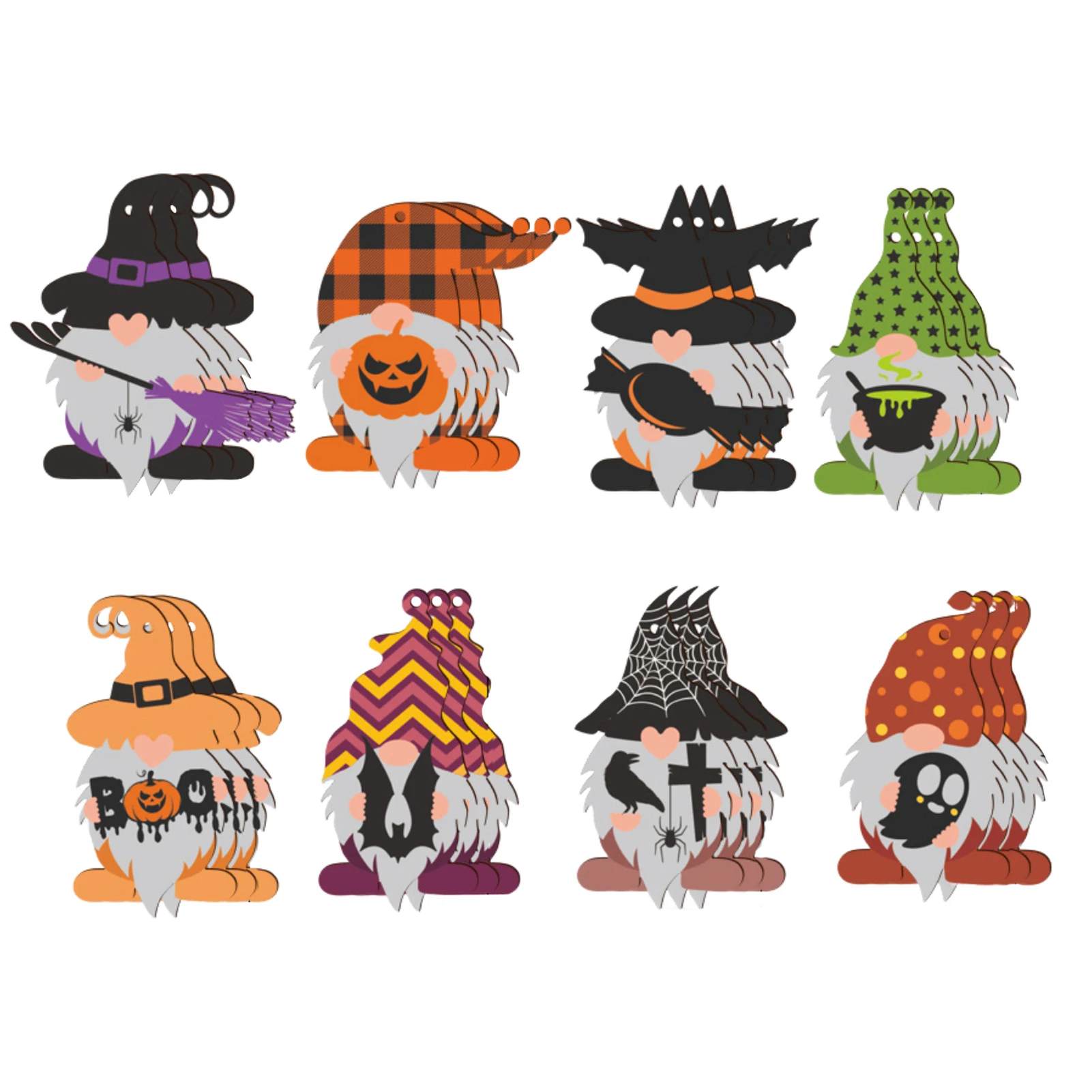 

Подвесной Гном на Хэллоуин, Осенний подвесной гном, ярлык, украшение на Хэллоуин, Осенний праздничный декор для вечеринки, подвесной шведск...