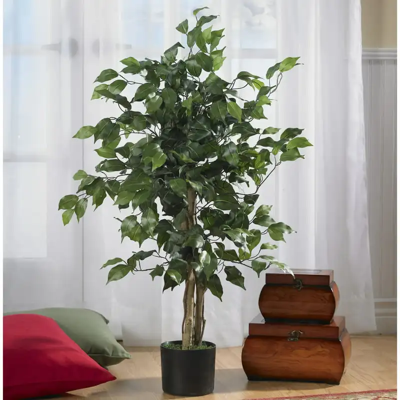 

Amazing Green Ficus Artificial Tree - Enjoy Low-Maintenance, Long Lasting Beauty - Perfect for Homes, Offices & Beyond.