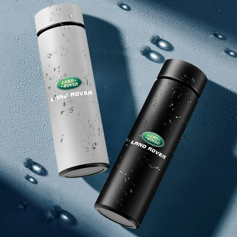 

Portable Car Thermos Bottle with Temperature Display for Land Rover Range Rover Velar Sport Discovery 2 3 4 Defender Car Goods