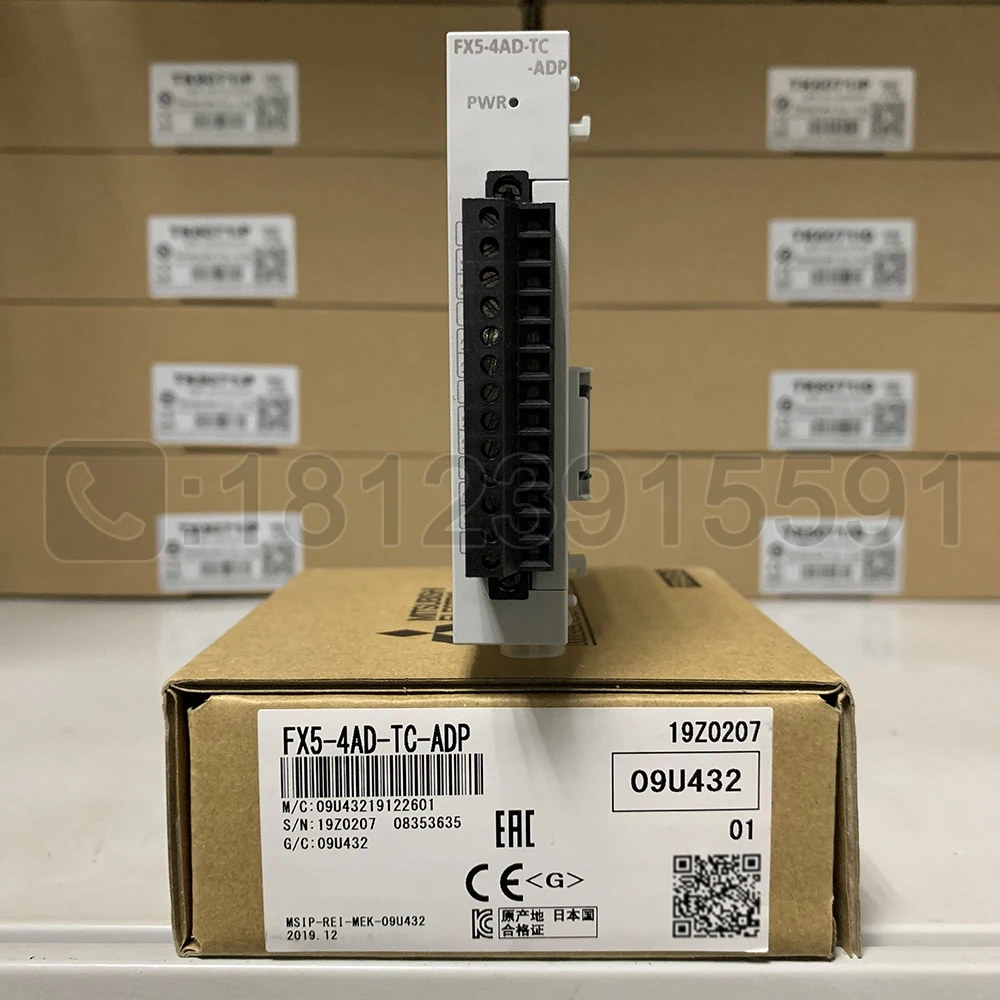 Температурный модуль FX5U FX5-4AD-TC-ADP 4-полосная термопара применим к FX5U/5UC/5UJ