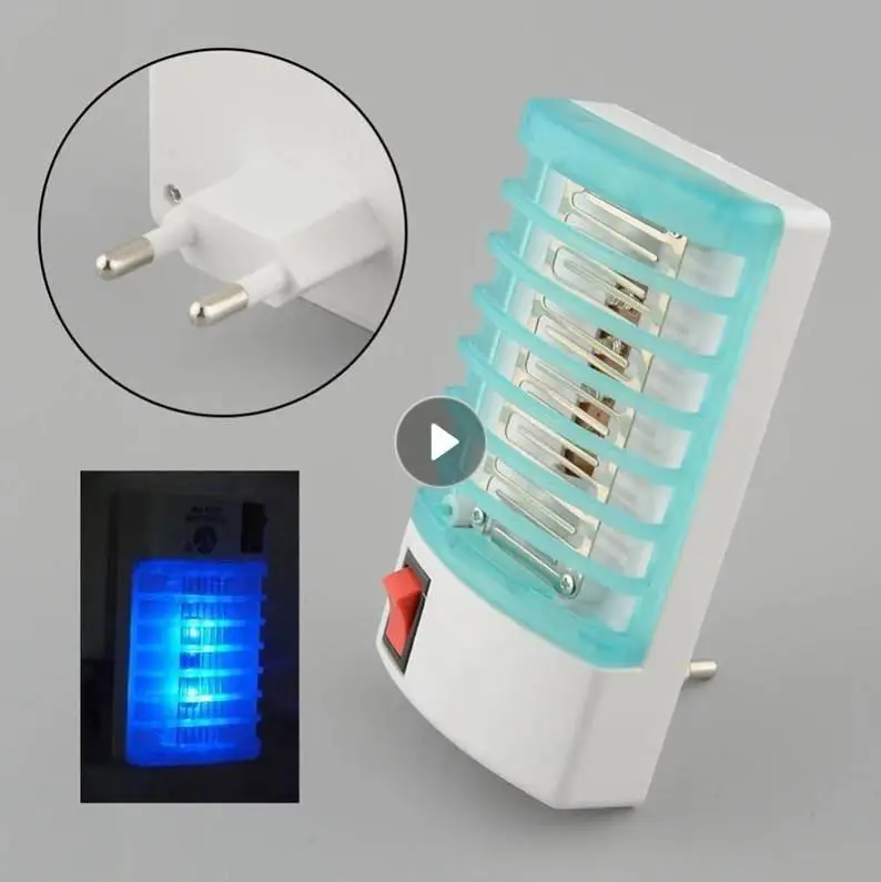 Электрический репеллент от комаров практичная светодиодсветодиодный ловушка