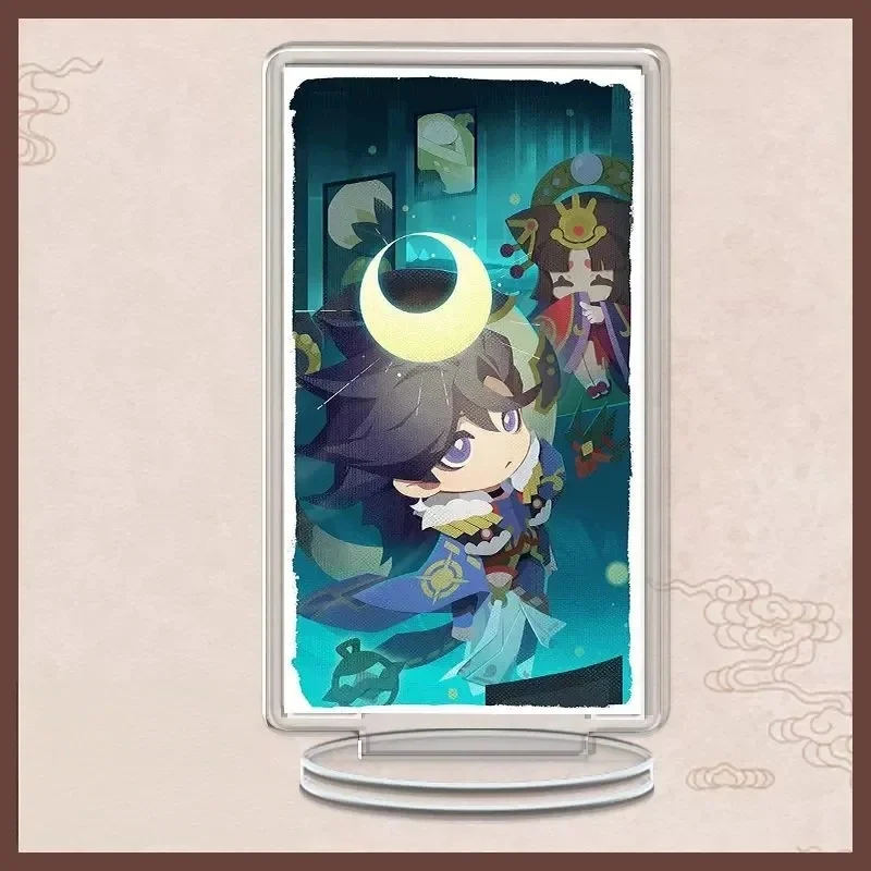 Фото Игра Onmyoji: Новая прямоугольная акриловая подставка-модель, брелок, коллекция косплей-аксессуаров Кагуры, подарки, 15 см, настольное украшение, подарки для друзей. №3