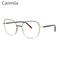 prescription glasses frames eyeglasses optical eyewear square myopia full vintage rim metal fashion ultralight retro bom1099