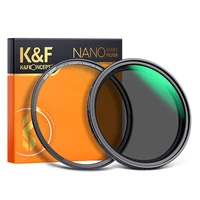 kf concept 49 67 77 82mm magnetic variable nd filter nd2 nd32 filter with adapter ring no x cross neutral density camera filter