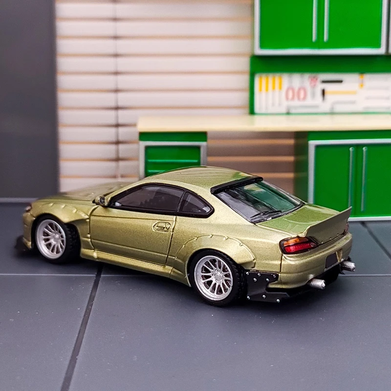 Литой оригинальный в масштабе 1:64 Nissan Slivia S15 модель автомобиля из сплава