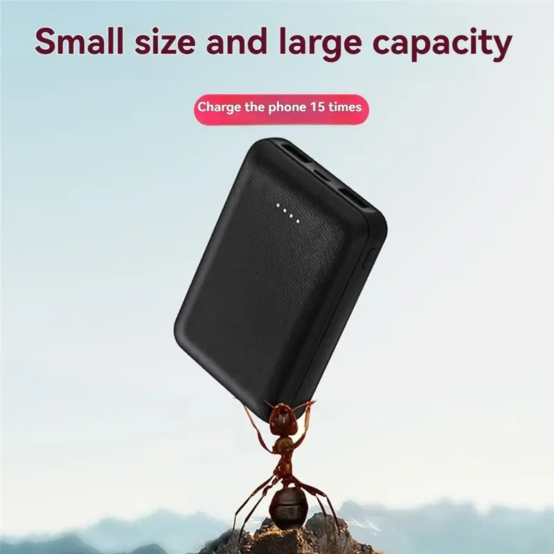 Фото Портативный мини-аккумулятор Power Bank для быстрой зарядки, внешний аккумулятор для нагревательных жилетов, курток, шарфов, носков, перчаток - A57M №4