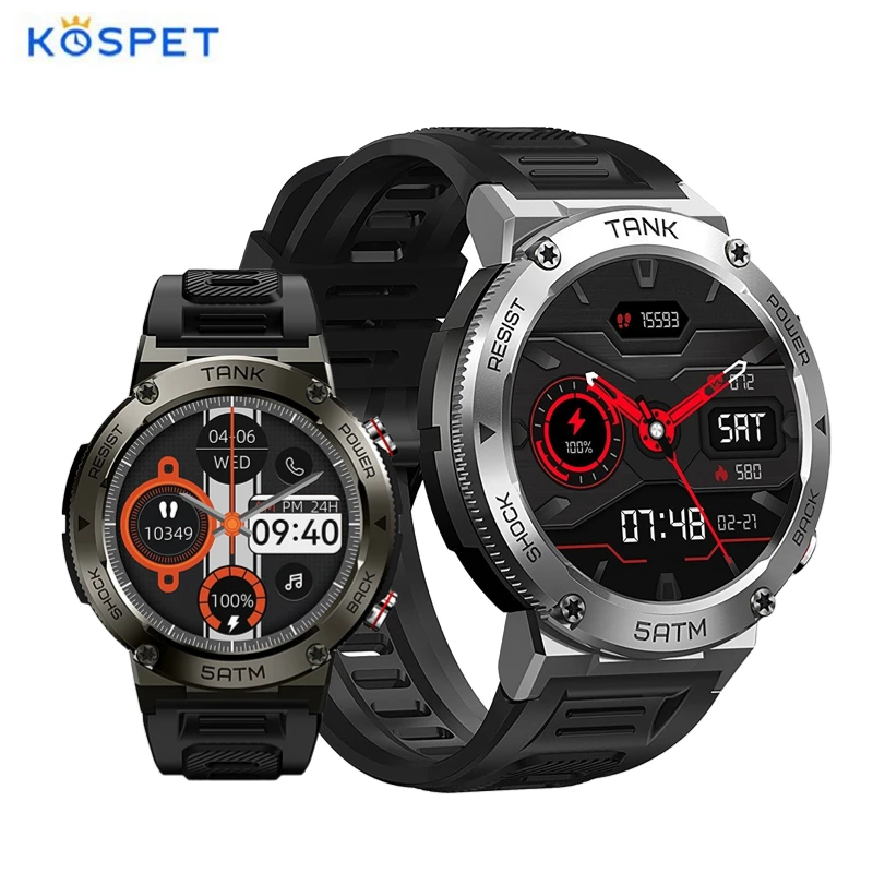 

Smart Watch KOSPET TANK T1 PRO Watch For Men Outdoor IP69 Waterproof Watches Sport Fitness Tracker For Xiaomi Android IOS Phone