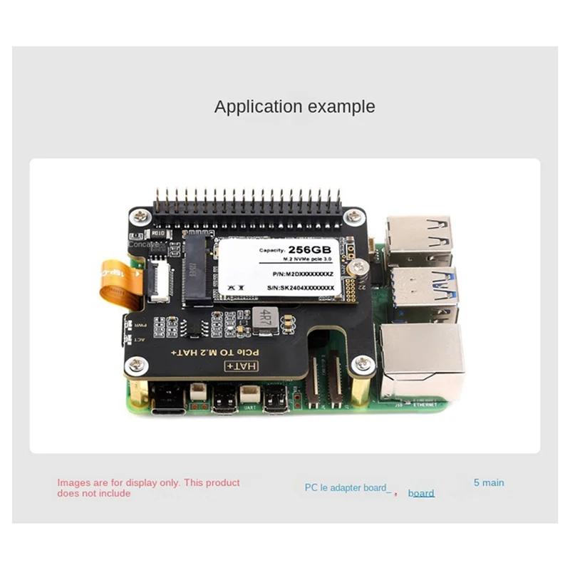 Фото A98Z SK M2 NVME 2242 Высокоскоростной твердотельный накопитель Высококачественная 3D-флеш-память Высокоскоростное чтение/запись №3