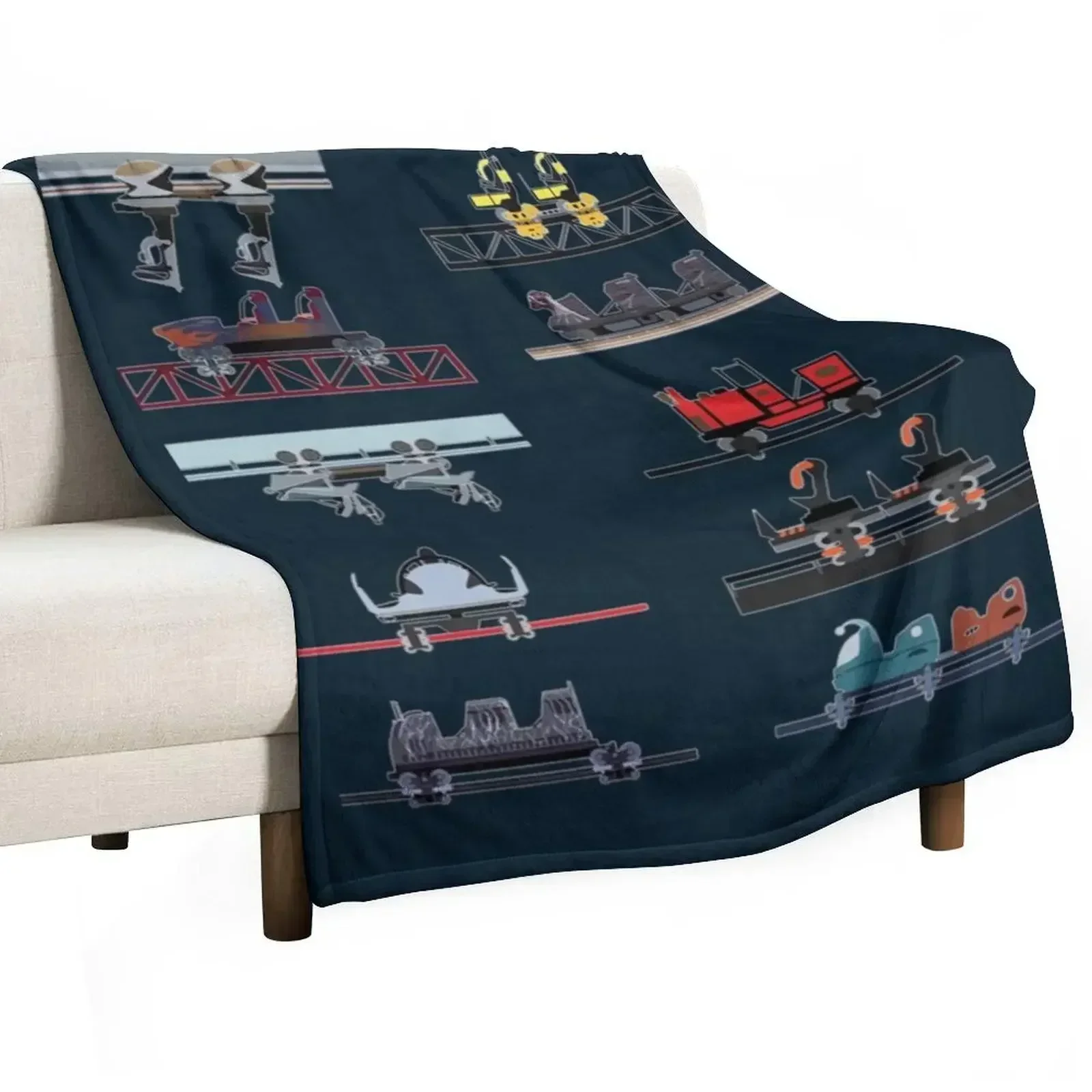 Одеяло Alton Towers Coaster Cars Дизайнеры самых маленьких летних одеял