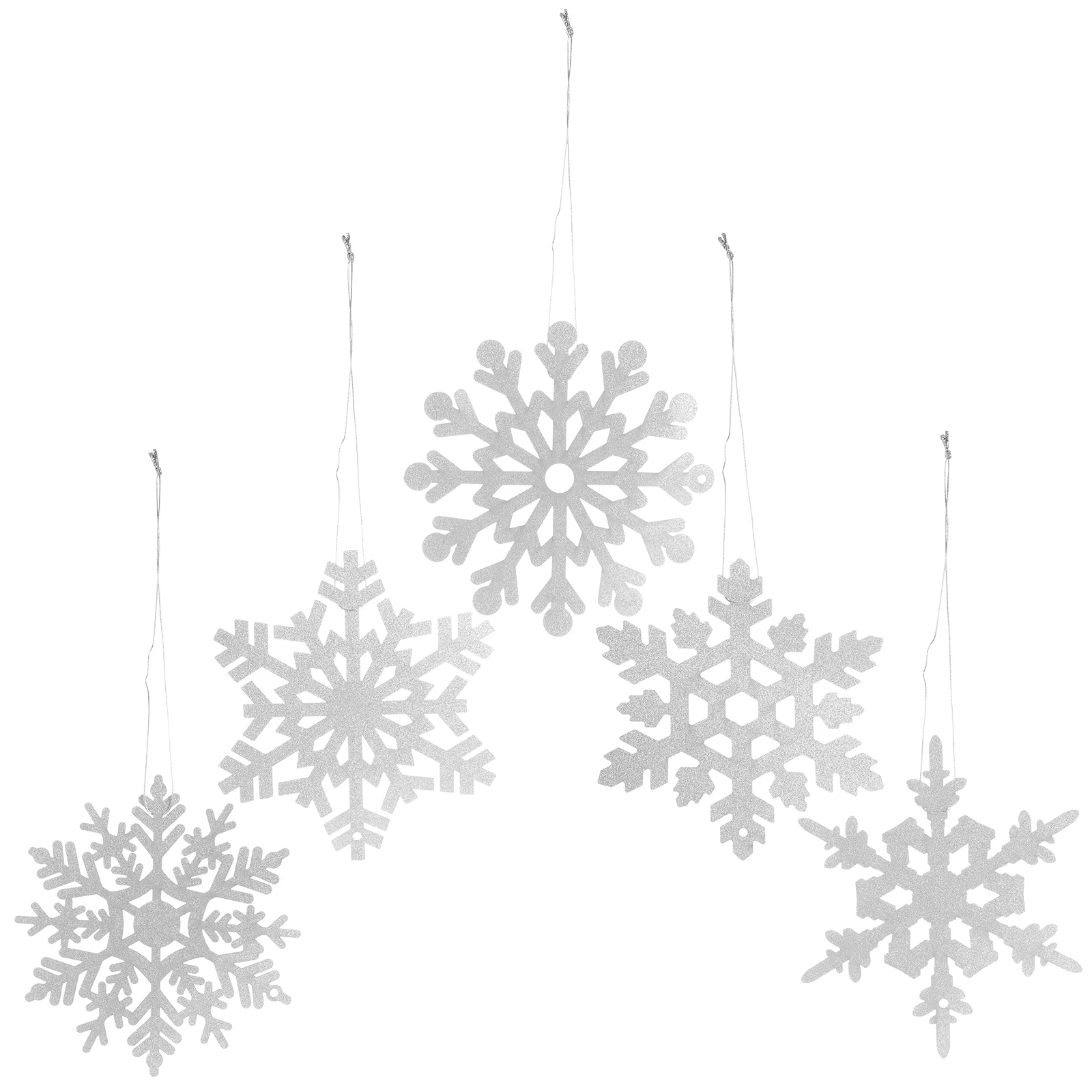 

Christmas Snowflake Hanging Hangings Tree Ceiling Decorations Scene Acrylic