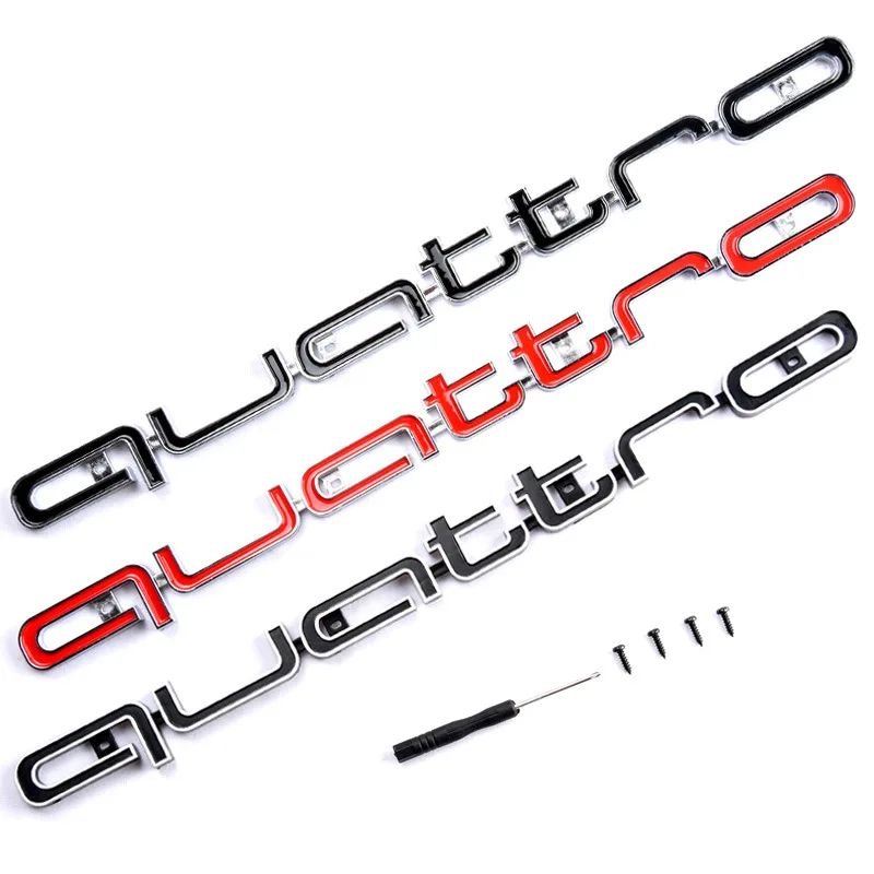 Логотип ABS для Audi Quattro A1 A3 A4 A5 A6 A7 A8 S3 S4 S5 RS3 RS4 RS6 Q2 Q3 Q5 Q7 эмблема передней решетки