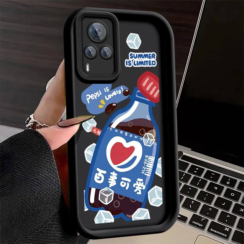 Мягкий чехол с рисунком в виде пузырьков для VIVO Y75s Y72t Y10 Y77e t1 Y55s Y52s Y53s Y50t Y33s Y32t Y32