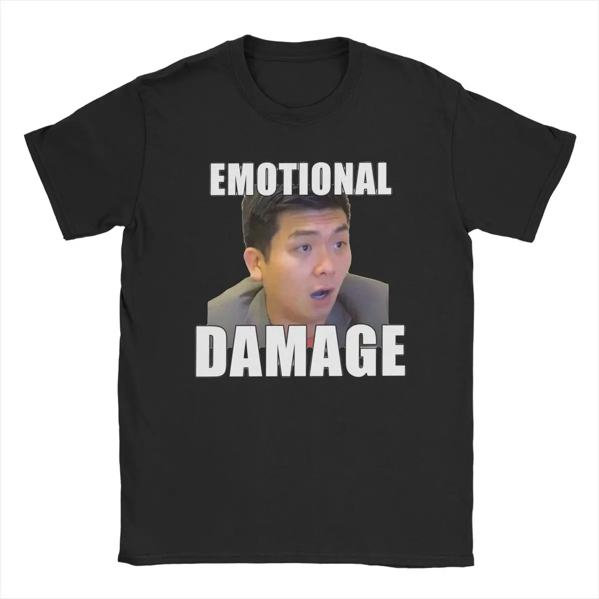

Emotional Damage Meme Steven He T Shirt for Men Women 100% Cotton Casual T-Shirt Round Collar Tees Short Sleeve Clothes Printed