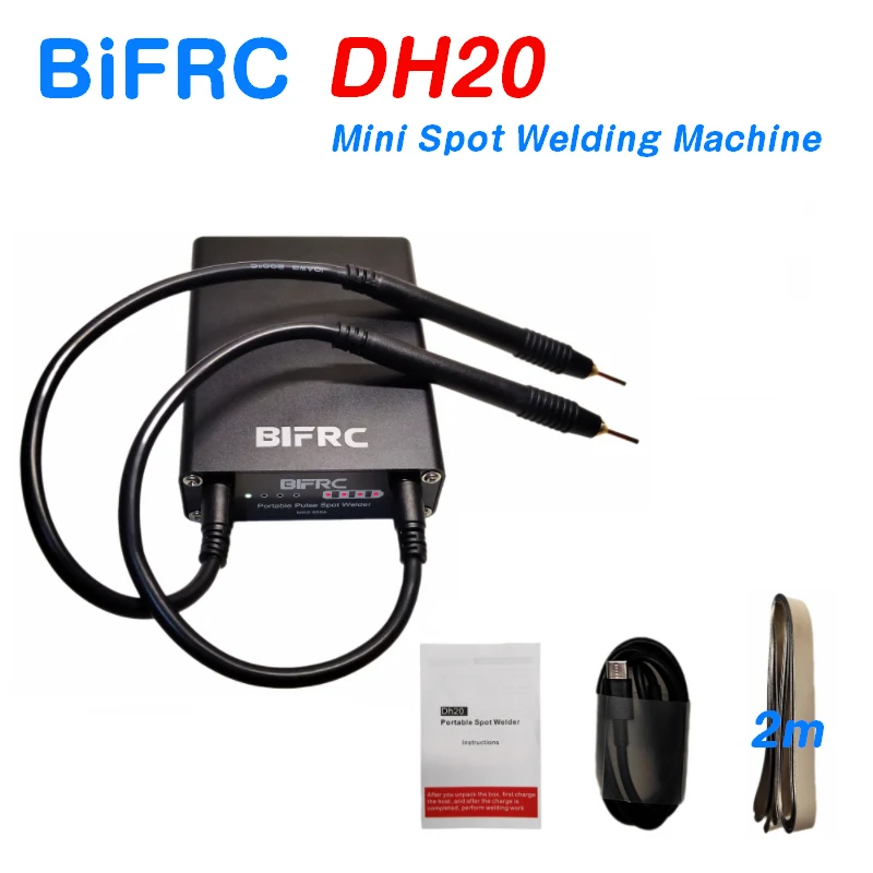 BIFRC DH20 Mini Spot Welding Machine Adjustable 9 Gears With Quick Release Pen Nickel Plate for DIY 18650 Battery Welder Spot We