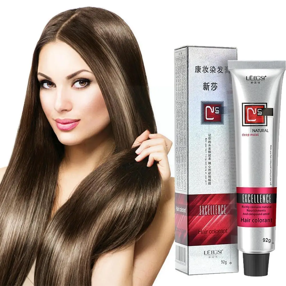 

92g Hair Dyeing Cream Single Dyeing Cream Wholesale Single Color Ointment Dyeing Ointment For Hair Salon With Little Smell B5G0
