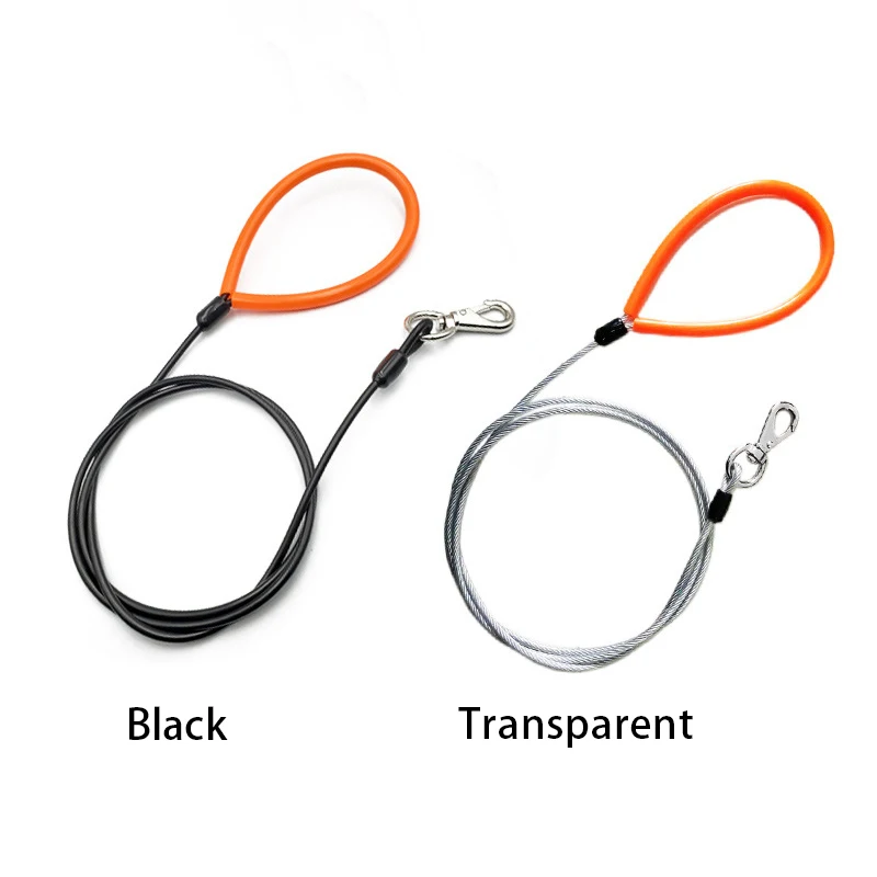 

Steel Wire Dog Leashes Anti-bite Strong And Durable Dog Traction Rope For Small Large Dogs Outdoor Camping Walking Training