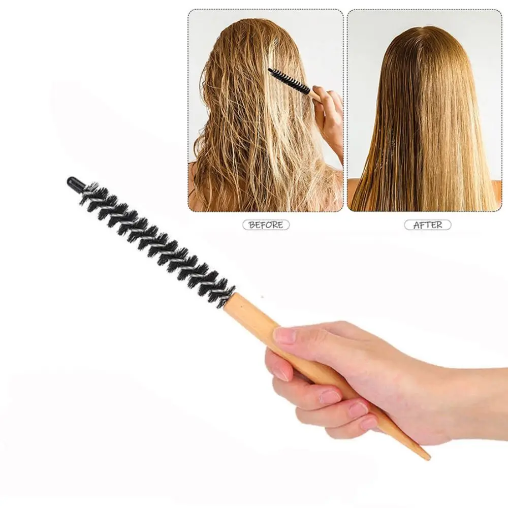 

Makeup Comb Hairdrerssing Tool Short Hair Styling Round Hair Brush Hair Curling Brush Roller Comb Mini Round Comb
