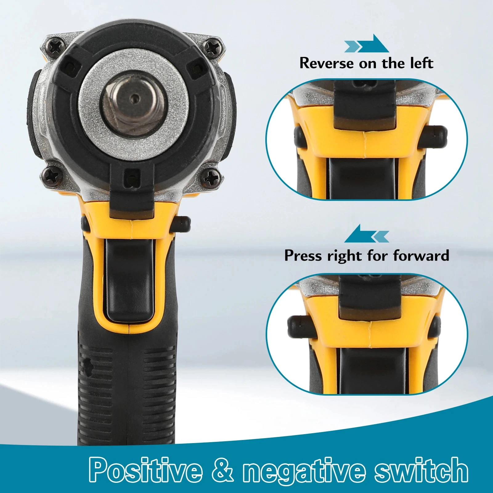 Фото Бесщеточный электрический ударный гайковерт Dewalt DCF922 с высоким крутящим моментом, аккумуляторный, 20В, перезаряжаемые инструменты №5
