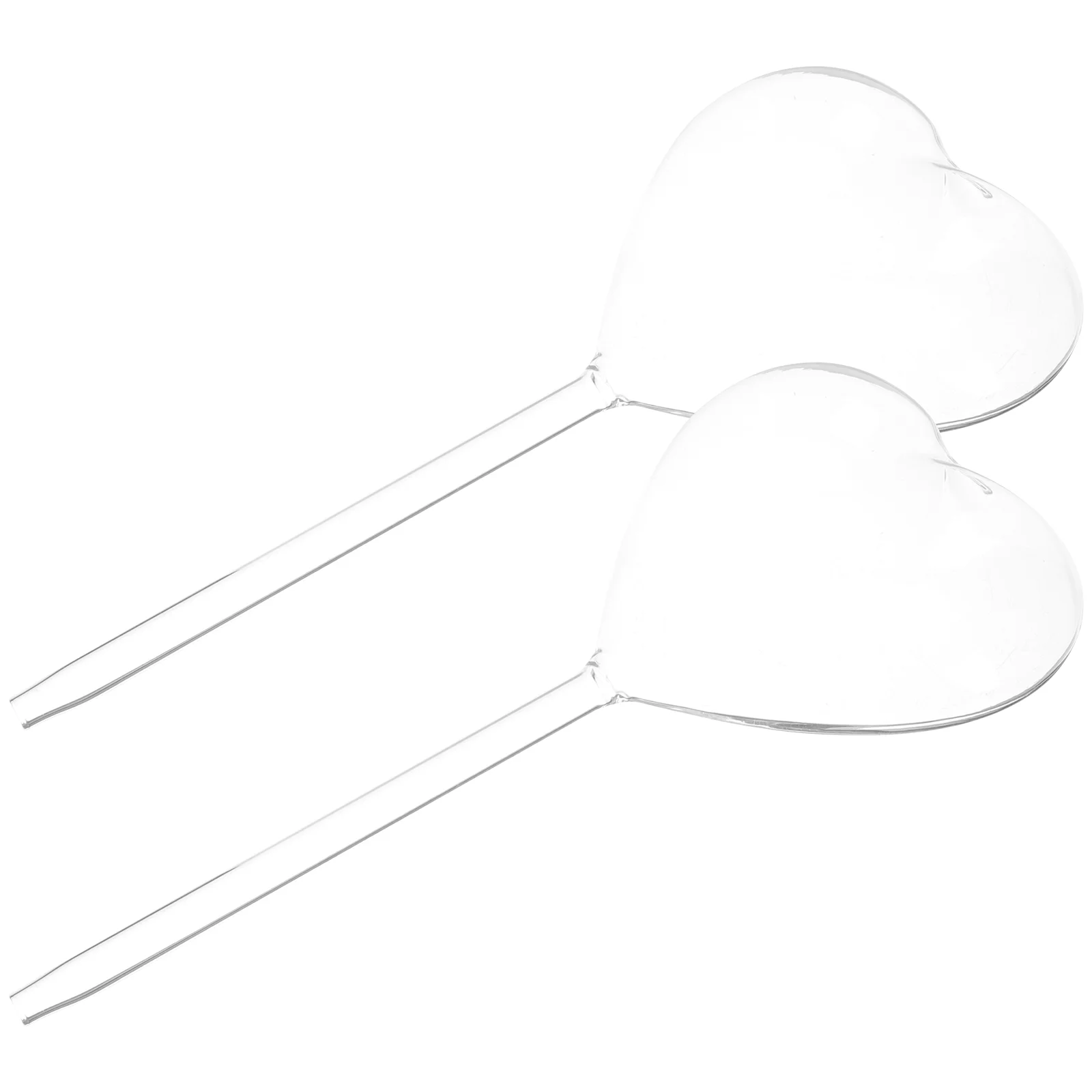 

2 Pcs Automatic Light Bulb Mushroom Self Watering Spikes Heart Decor Water Dripper House Plants Lazy Planter Globe