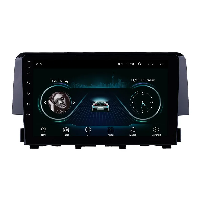 

Android Car Audio Video DVD Player GPS For Honda Civic 2016 2017 2018 2019 Android Radio FM Music Phone Link Wifi BT Navigation