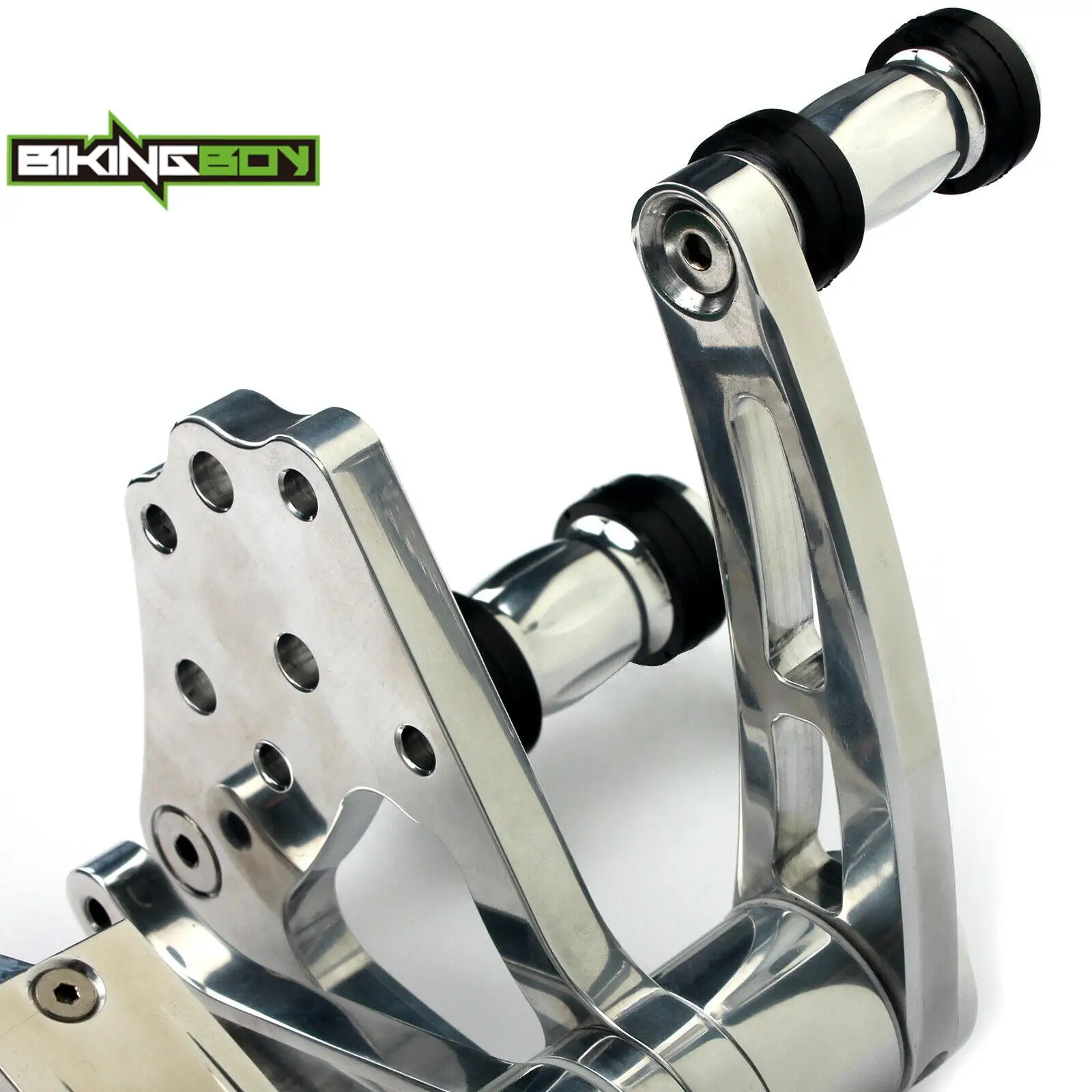 Фото Комплект передних педалей BIKINGBOY для Softail Heritage Deluxe FLSTN Deuce FXSTD Springer 84-99 90 91 92 93 94 95 4-скоростной Big Twin 58-79 3/4 дюйма №3