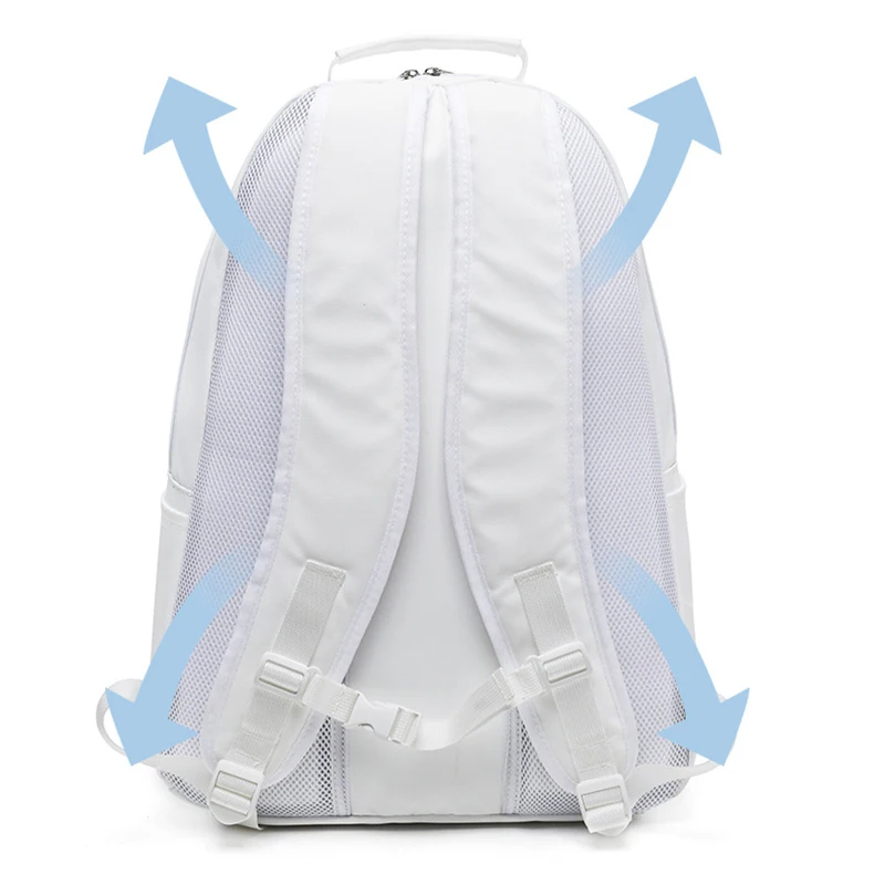 Men Women Badminton Backpack YWYAT Independent Shoe Comparment Multi Pocket PU Professtional Racquet Sports Bag
