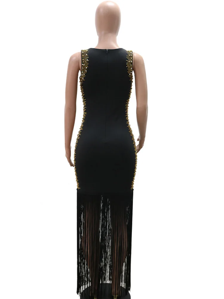 Beyprern Элегантные вечерние платья с бриллиантами для женщин круглым вырезом и