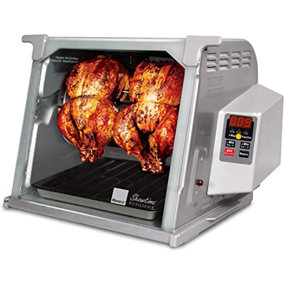 

Digital Showtime Rotisserie, Platinum Edition, Cooks Food Perfectly Every Time, 3 Cooking Modes: Sear, and No Heat Rotation