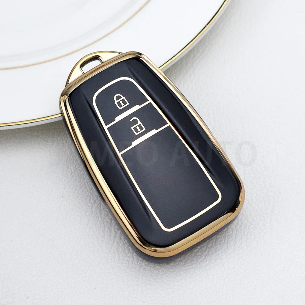Чехол-брелок из ТПУ с дистанционным управлением и 2/3/4 кнопками для Toyota CHR C-HR Camry Prius