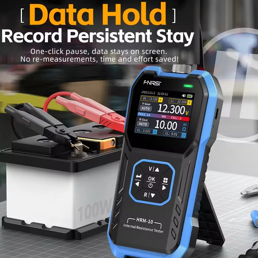 Автомобильный тестер внутреннего сопротивления и напряжения аккумуляторной