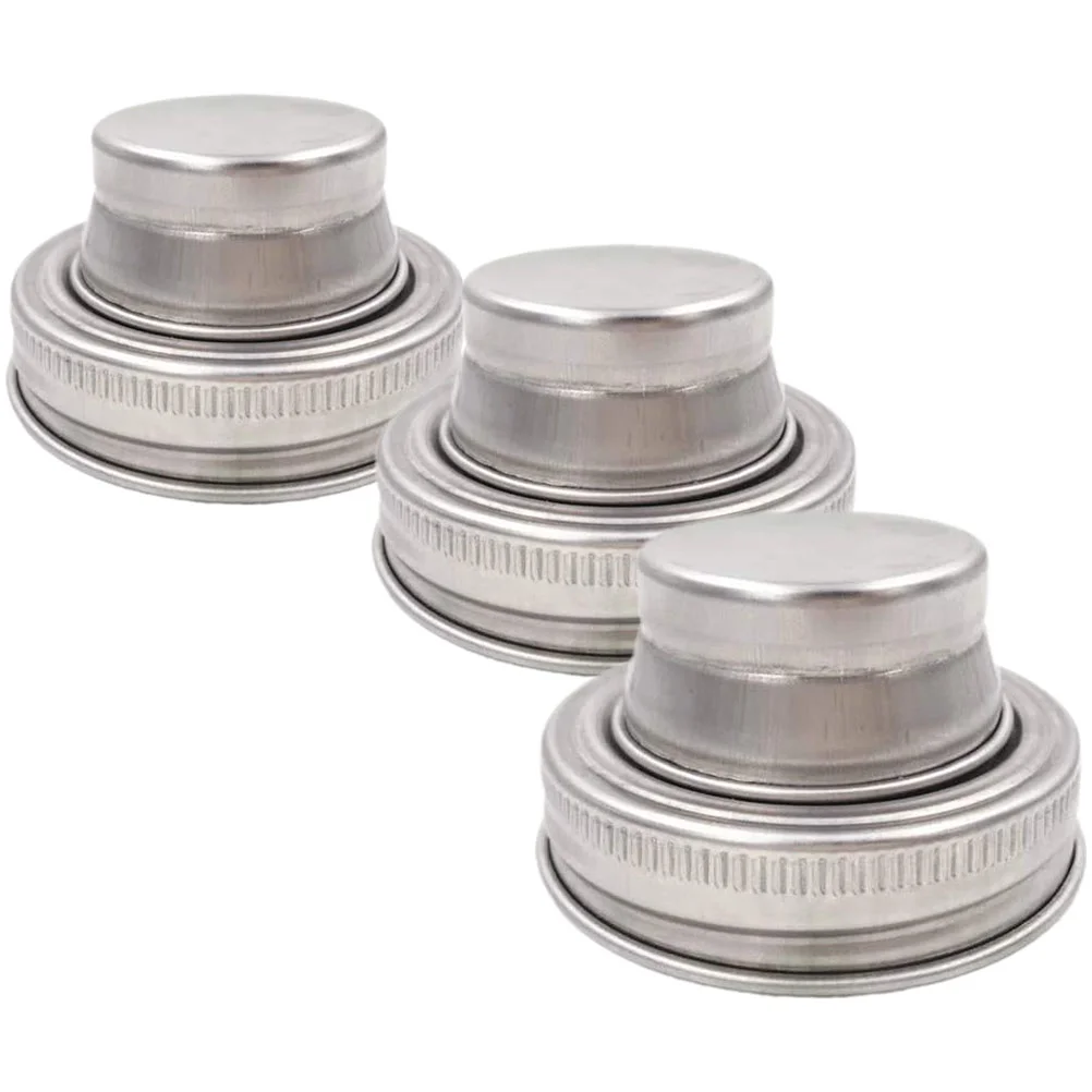 

Shakerlids Cap Lid Cover Mouth Wide Bottle Cocktail Stainless Steel Spices Mixsalt Sugar Pepperseasonings Spout Pour Flour