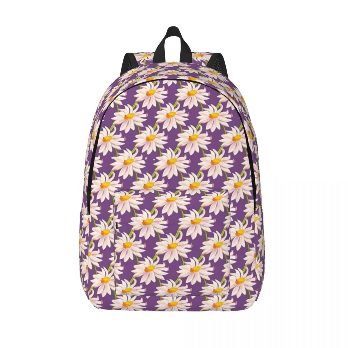

Daisy Chains Backpack Flower Art Print Female Polyester College Backpacks Pattern Stylish School Bags Rucksack