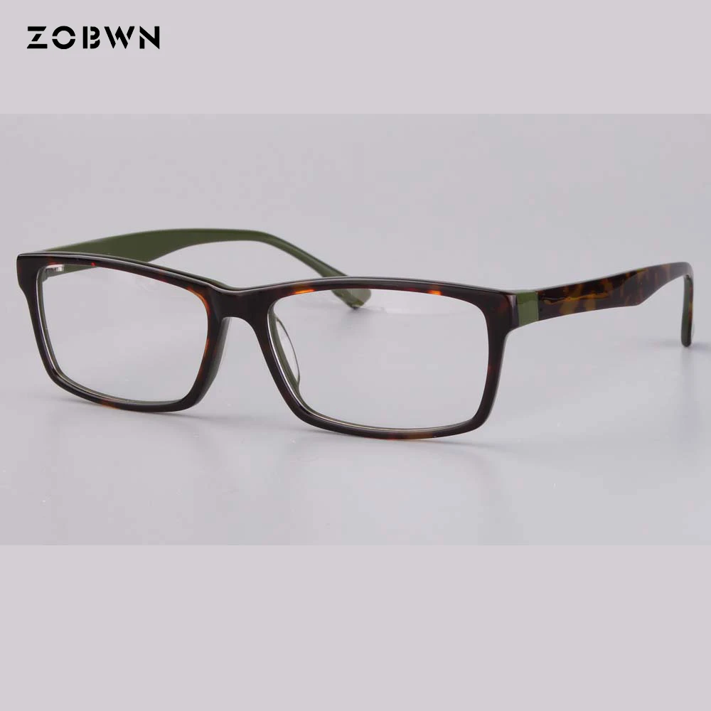 

Широкие большие мужские очки, новый дизайн, супер тонкие очки, прямоугольные очки, очки серые, мужская оправа, очки для близорукости, ацетат