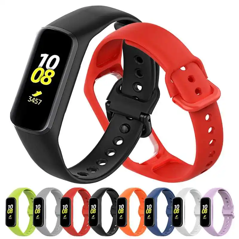 

Силиконовый ремешок Heouyiuo для Samsung Galaxy Fit2 Fit 2 SM-R220, ремешок для часов, браслет, ремешок для часов