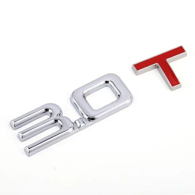 

Автомобильный стиль 3d металлический объемный 2,0 t 2,4 t 3,0 t Автомобильный значок Универсальный задний значок стикер для телефона