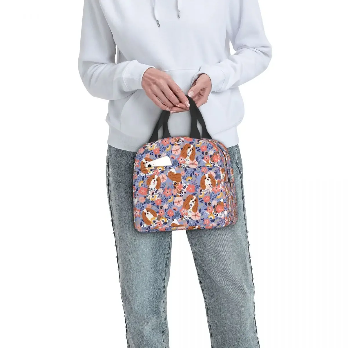 Ланч-бокс Milaya Garden с термоизоляцией для мужчин и женщин повседневная сумка-тоут