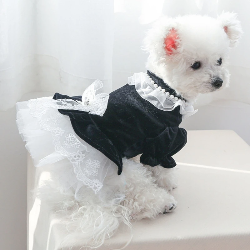

Y9RE Dog Dresses Dog Princess Dress Pet Dresses Puppies Dress Dog Tutuu Dress
