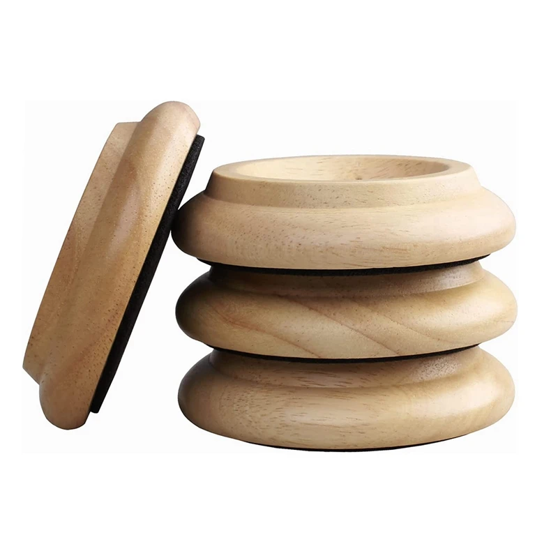 

Quality 4Pcs Piano Caster Cups,Piano Caster Piano Leg Floor Protectors Piano Solid Wood Floor Mat Piano Accessories