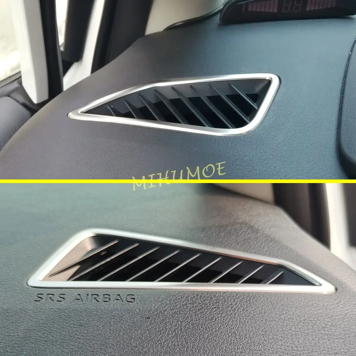

Для 2019-2024 Toyota Corolla Cross Hatchback Sedan Suzuki Swace матовая хромированная рамка для приборной панели вентиляционного отверстия декоративная Обложка отделка