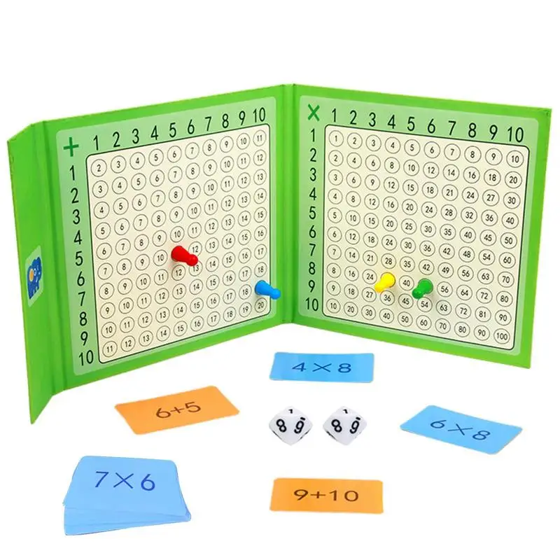 

Multiplication Board Game Magnetic 99 Multiplication And Addition Table Toy Math Learning And Education Toys For Kids Toddlers