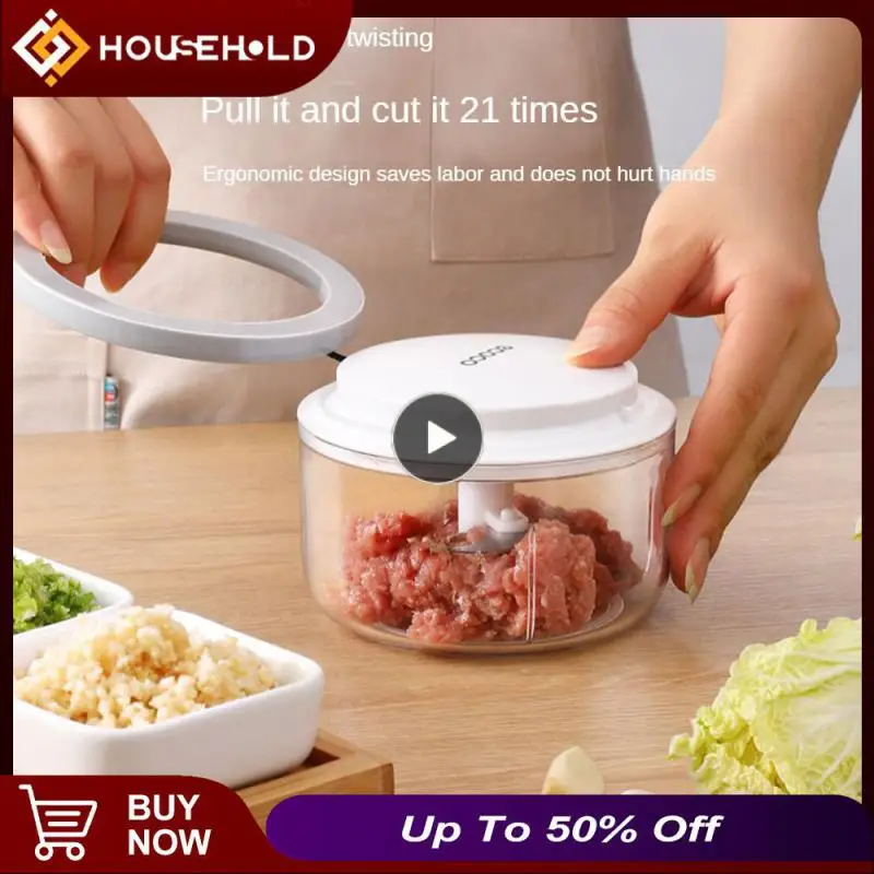 

Plastic Safety Anti-slip Buckle Manual Garlic Pureer Grey Multi-functional Kitchen Material Dispenser Wear-resistant Drawstring