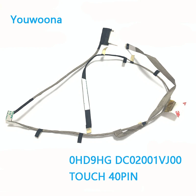 

Новый оригинальный ЖК-кабель LVDS для ноутбука DELL 3521 3537 5521 5537 TOUCH 40PIN 0HD9HG DC02001VJ00