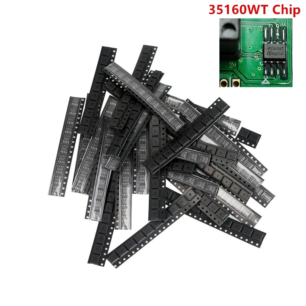5 шт./лот 9S12 VVDI Prog 35160WT 35160DOWT приборная панель Red Dot SOP8 IC Chip для BMW F Series 160D0WQ 080DOWQ EEPROM CG