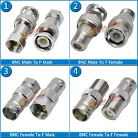 kit set q9 bnc to tv f connector socket bnc male female to f female male plug straight coaxial rf adapters brass